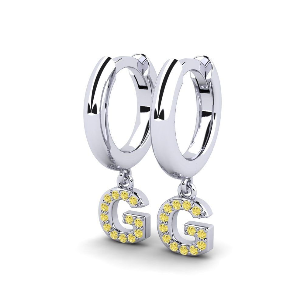 Yellow Sapphire Women's Earring Medraut G