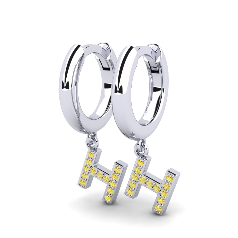 Yellow Sapphire Women's Earring Medraut H