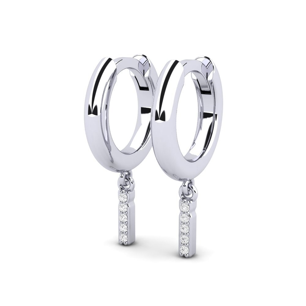 White sapphire Women's Earring Medraut I