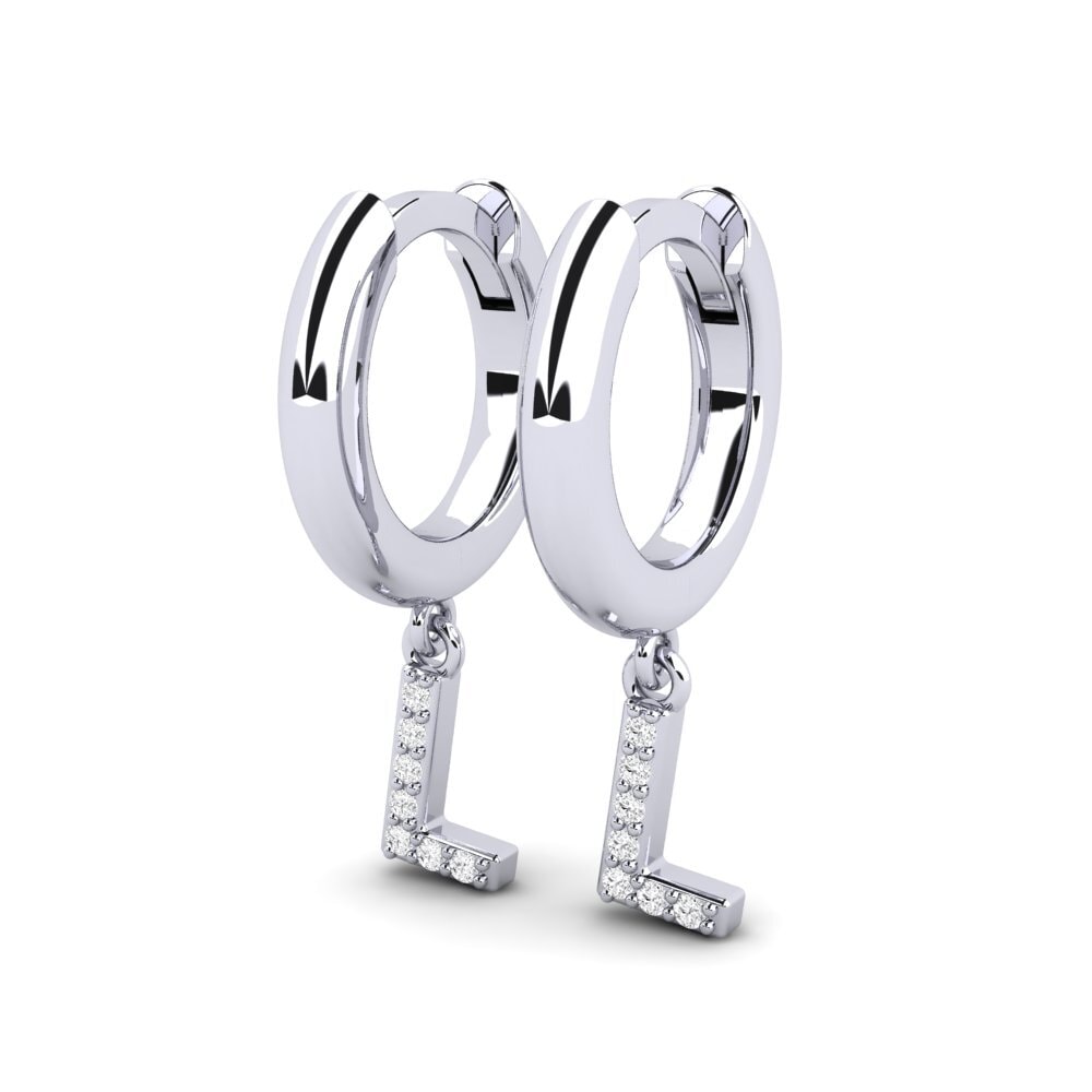 White sapphire Women's Earring Medraut L