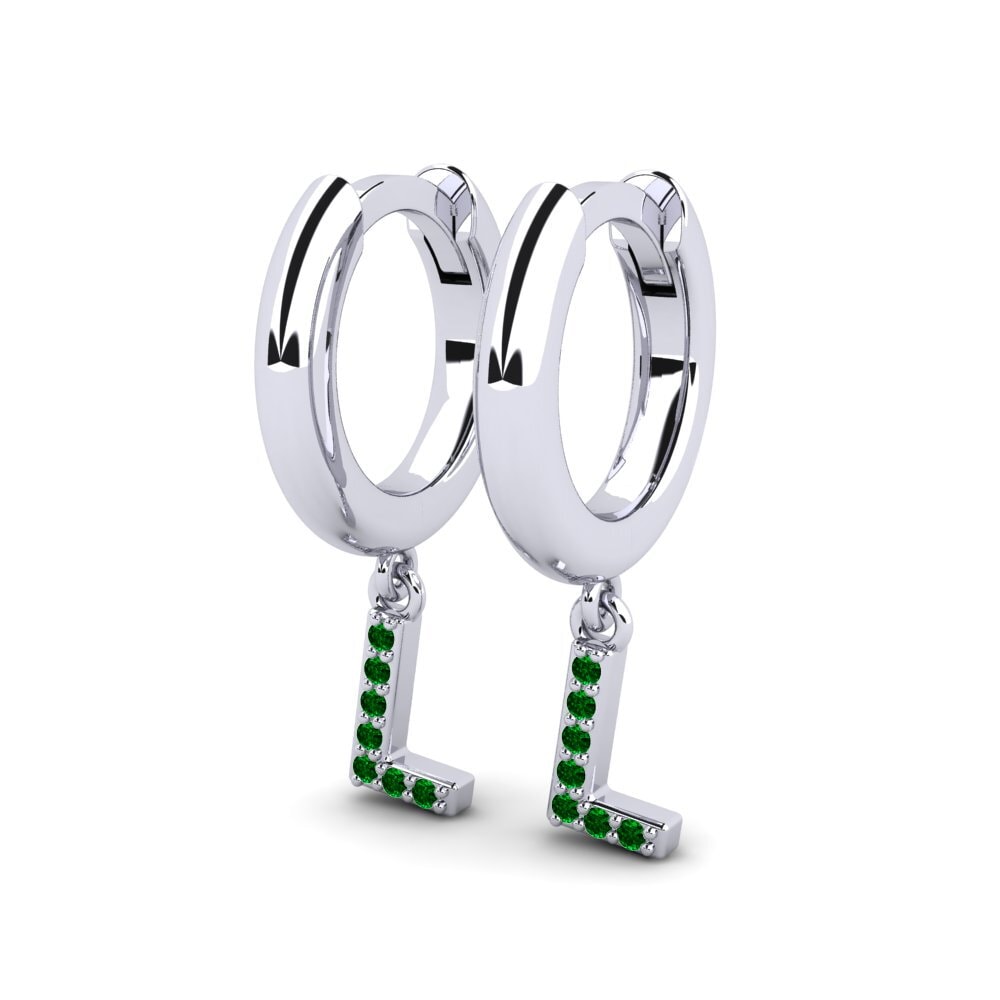 Green Zirconia Women's Earring Medraut L