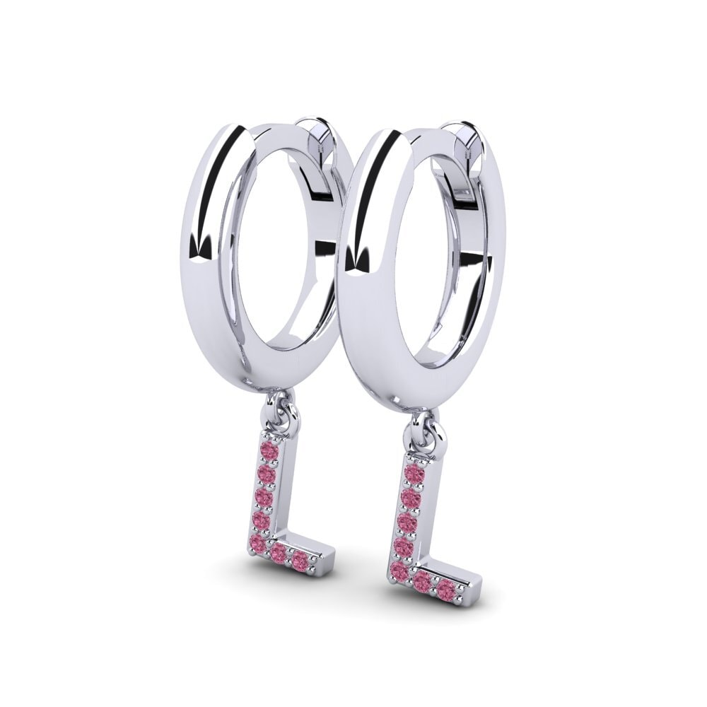 Rhodolite Garnet Women's Earring Medraut L