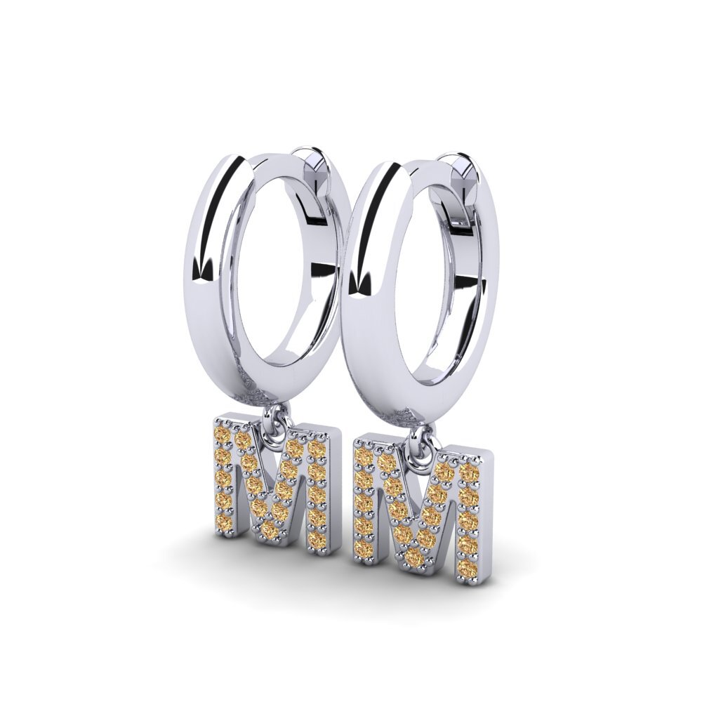 Brown Diamond Women's Earring Medraut M