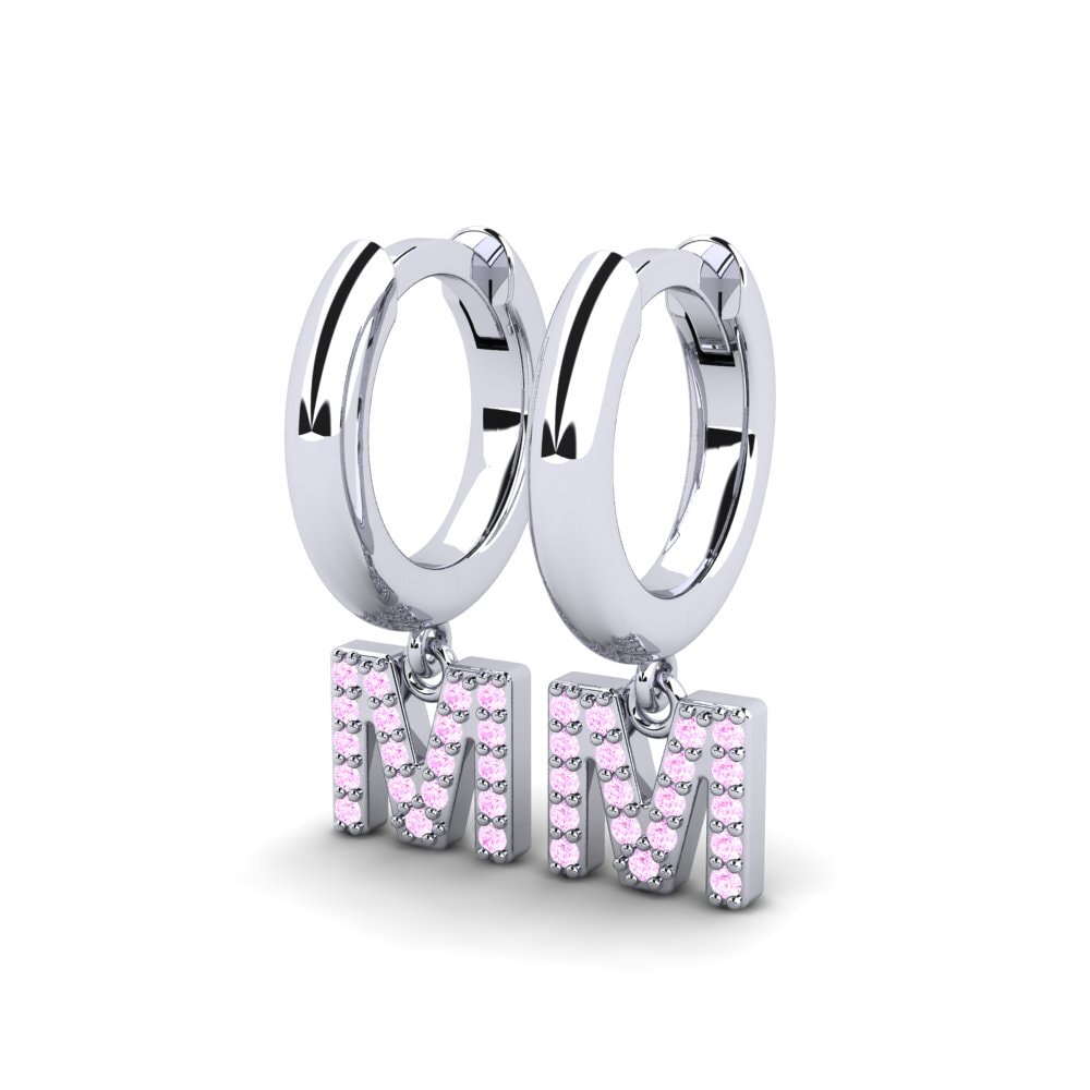 Pink Sapphire Women's Earring Medraut M