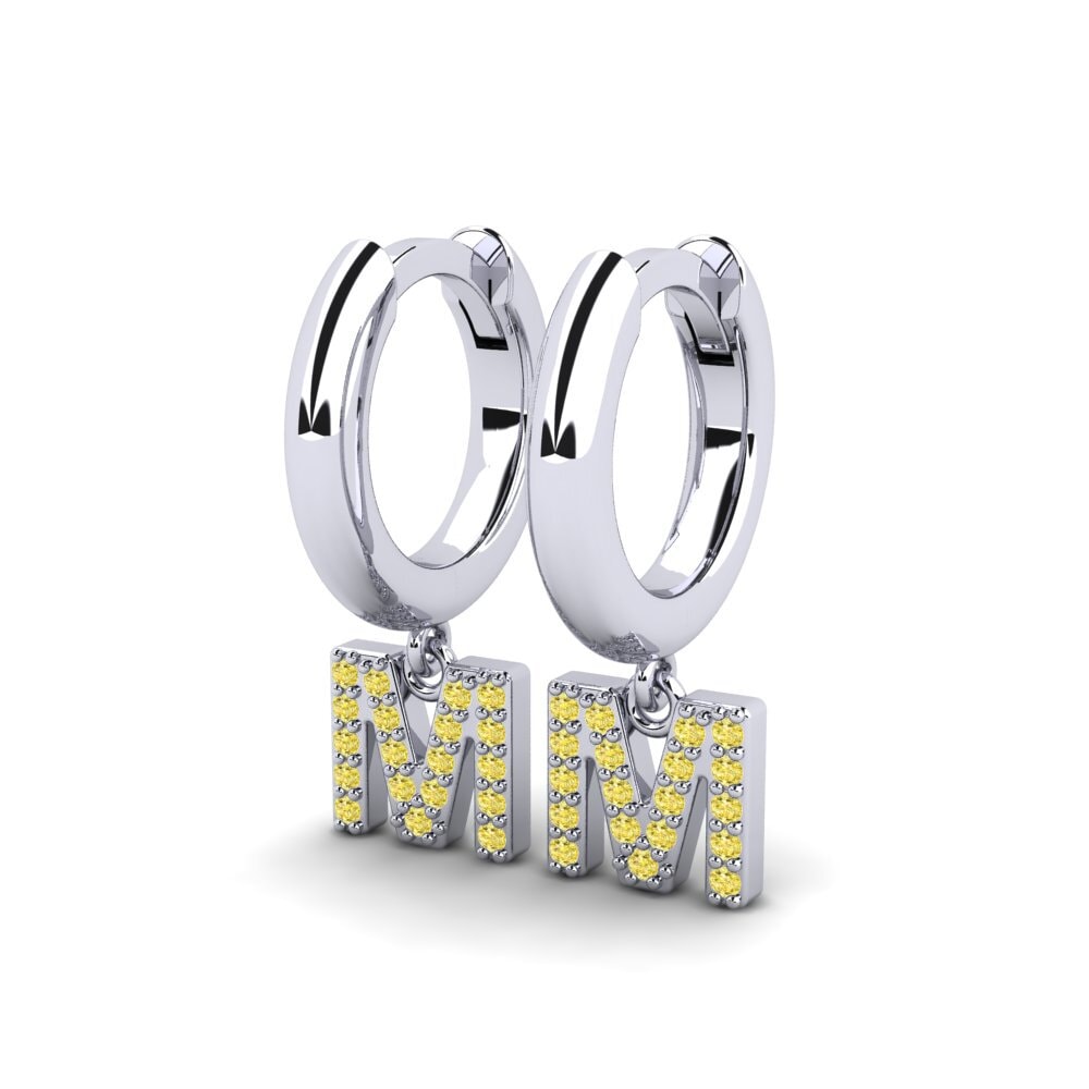 Yellow Sapphire Women's Earring Medraut M