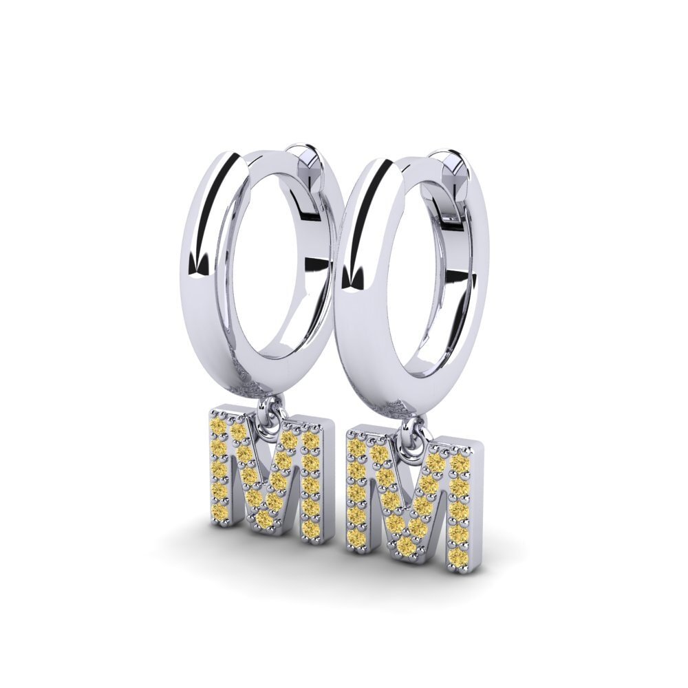 Yellow Diamond Women's Earring Medraut M