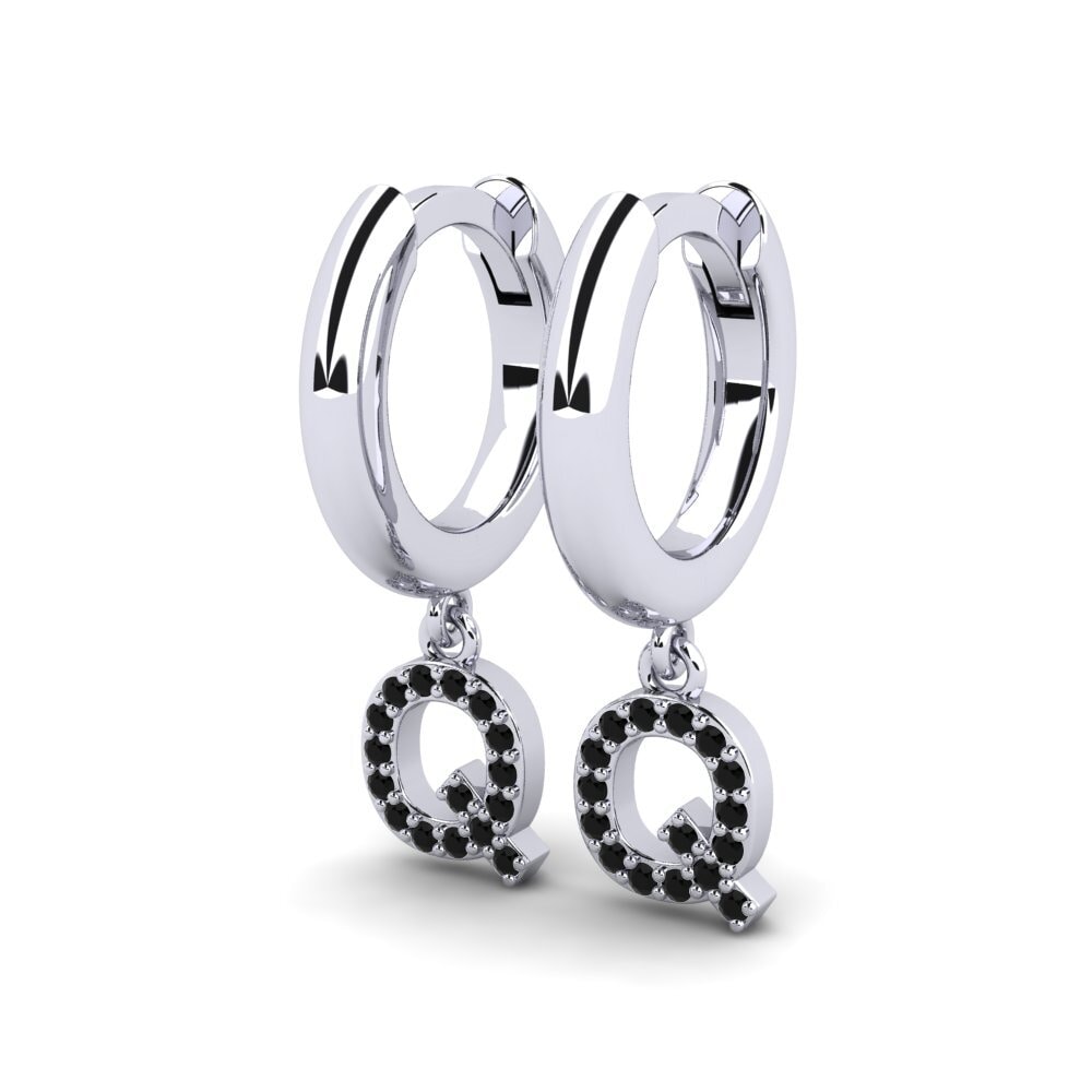 Black Sapphire Women's Earring Medraut Q