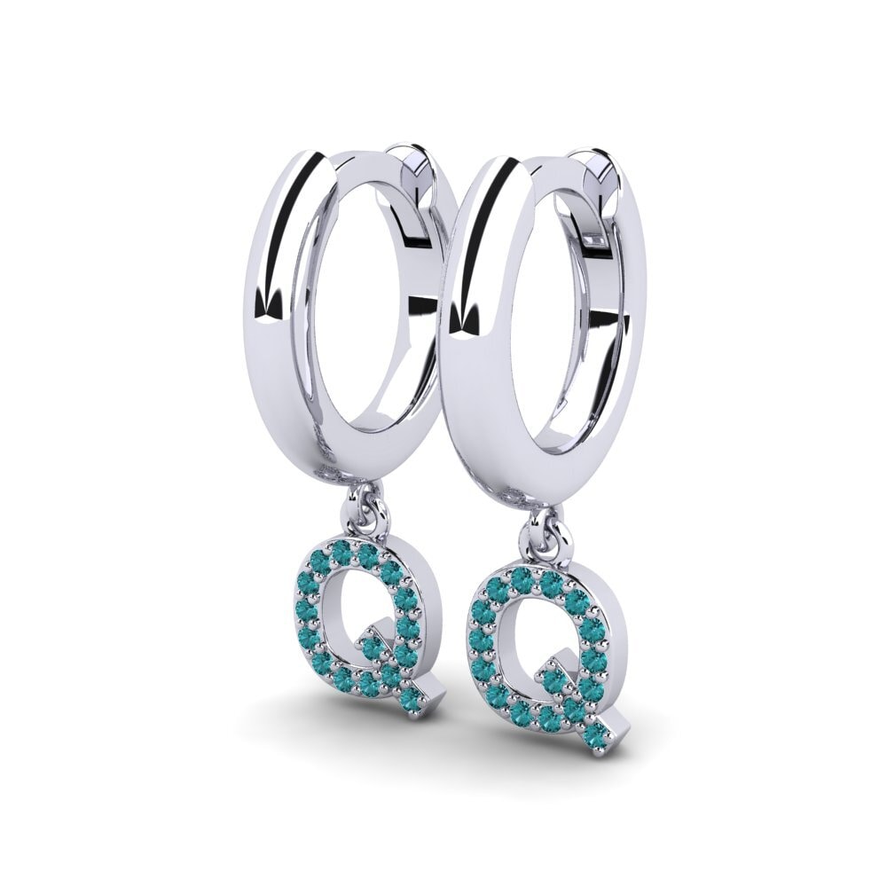 Blue Diamond Women's Earring Medraut Q