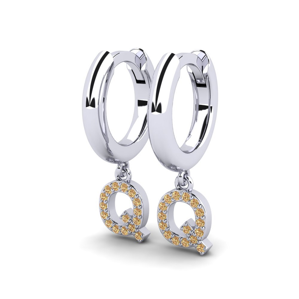 Brown Diamond Women's Earring Medraut Q