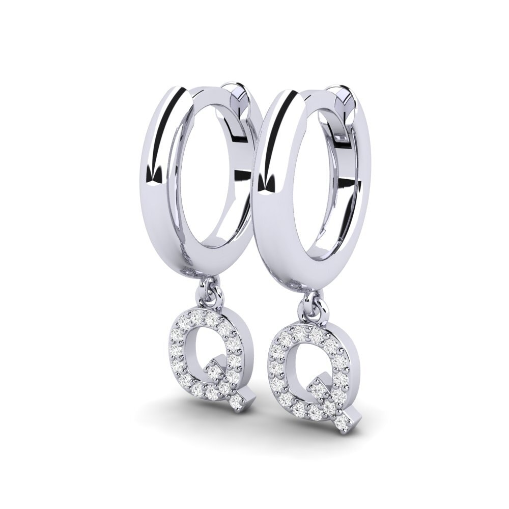 White sapphire Women's Earring Medraut Q
