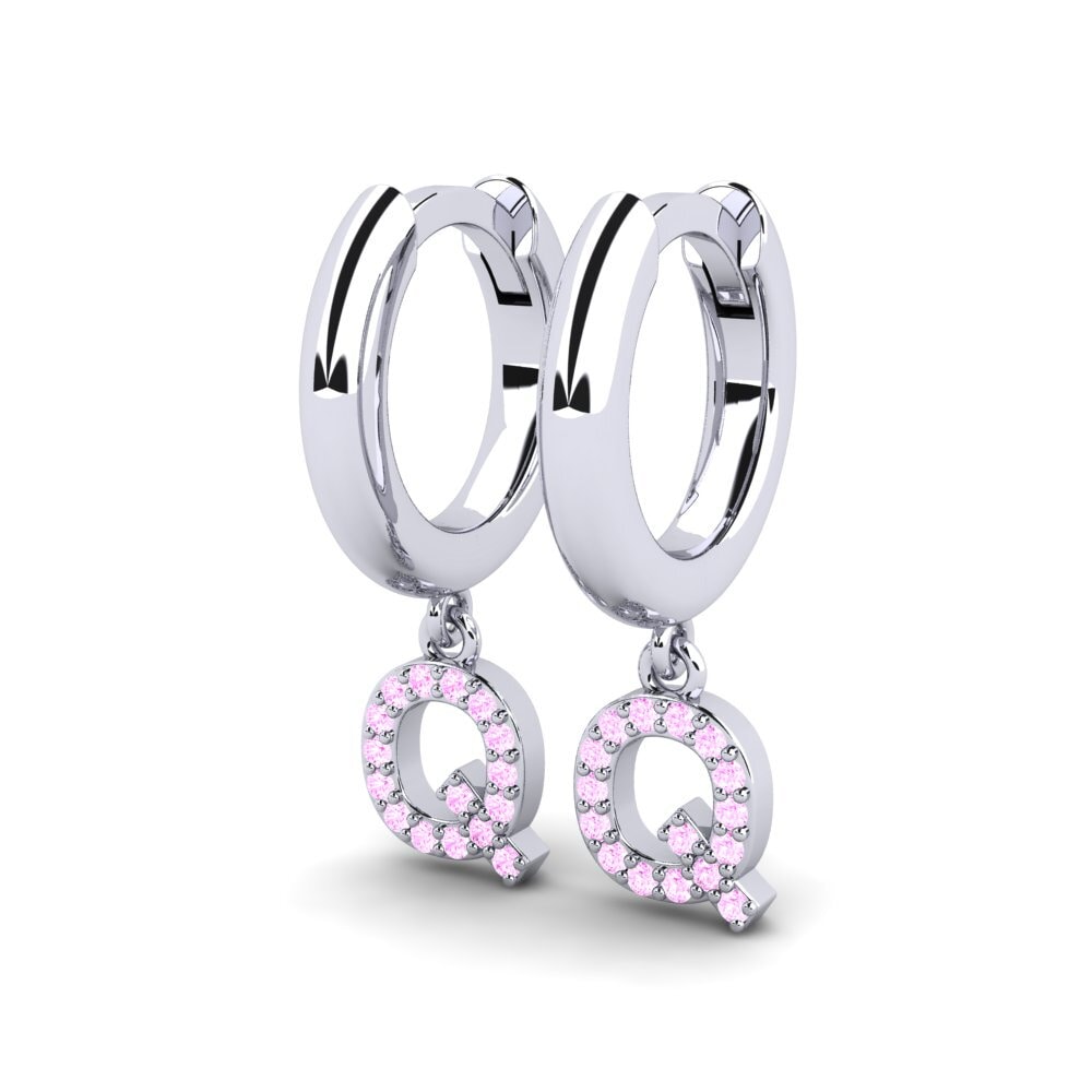 Pink Sapphire Women's Earring Medraut Q