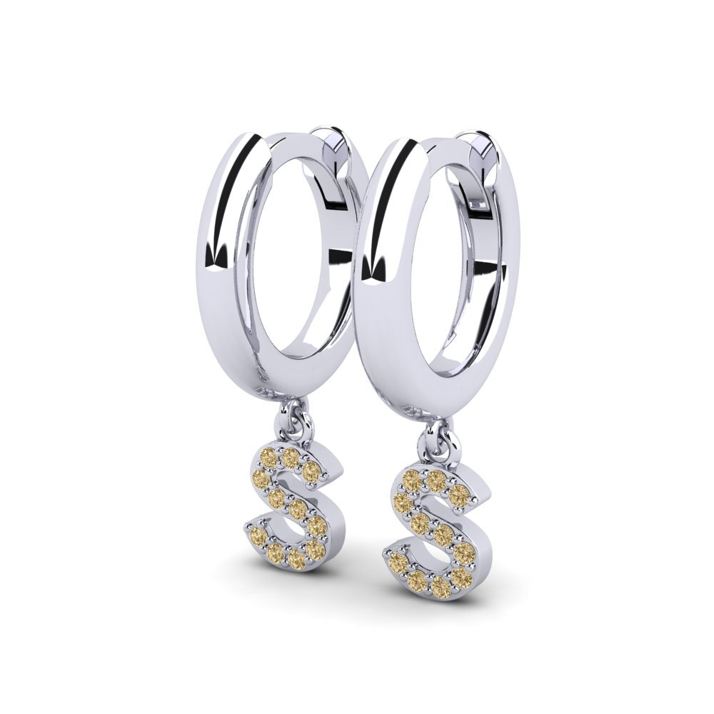 Brown Diamond Women's Earring Medraut S