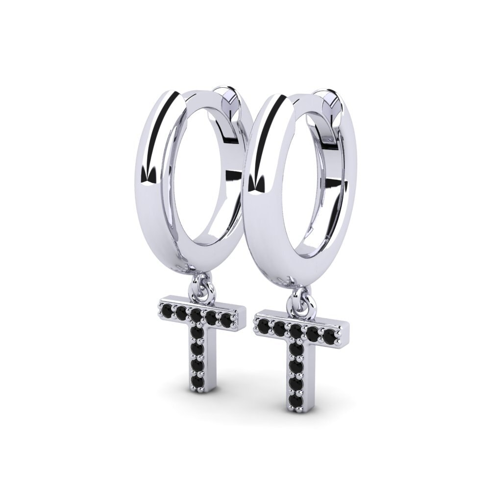 Black Sapphire Women's Earring Medraut T