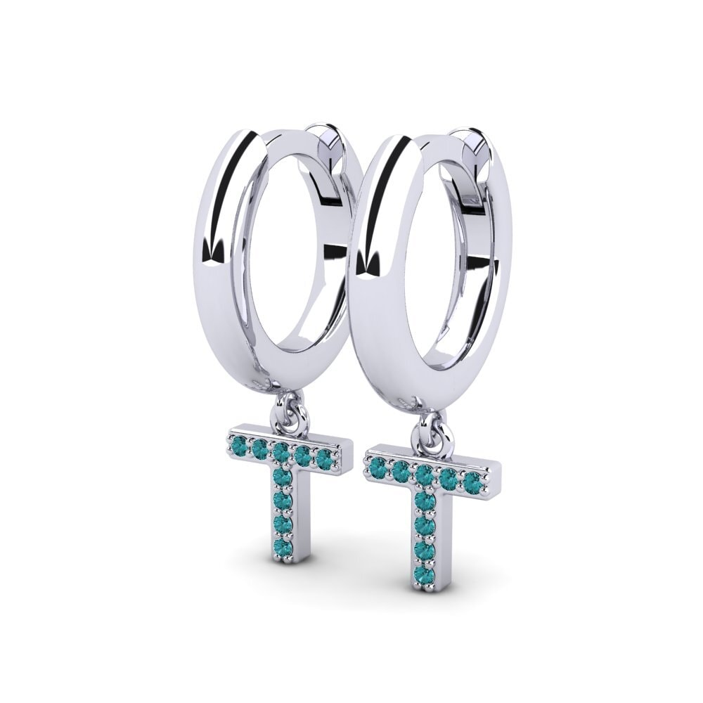 Blue Diamond Women's Earring Medraut T