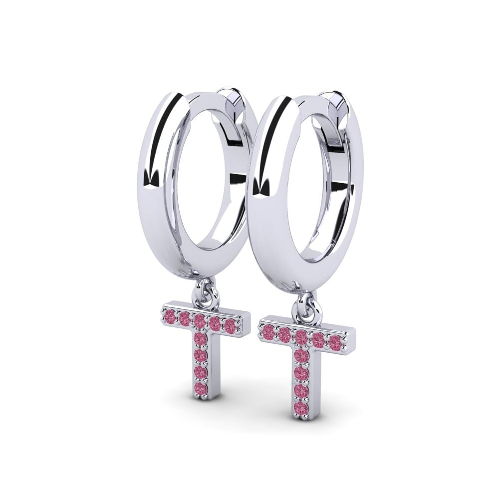 Rhodolite Garnet Women's Earring Medraut T
