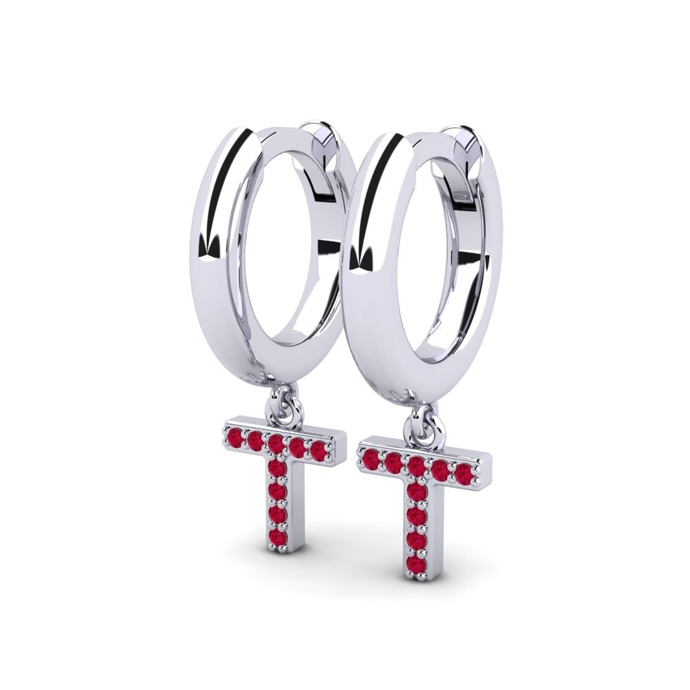 Ruby Women's Earring Medraut T