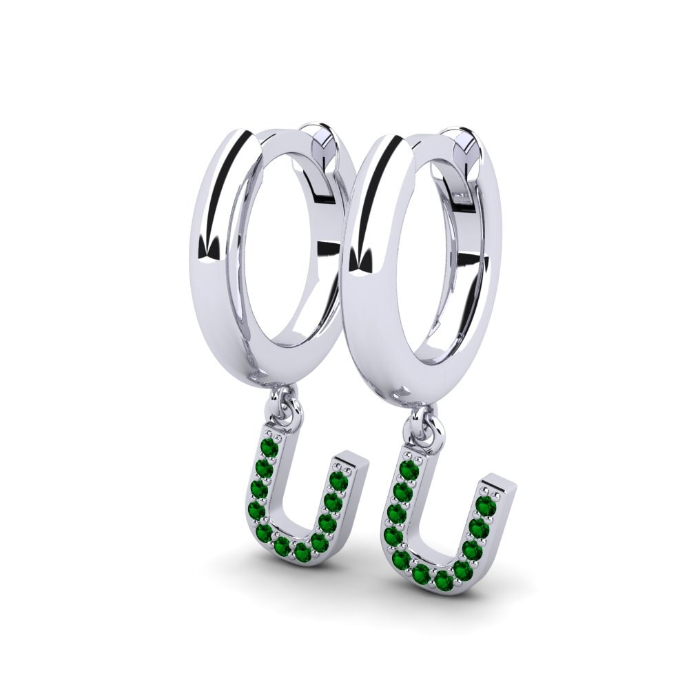 Green Zirconia Women's Earring Medraut U