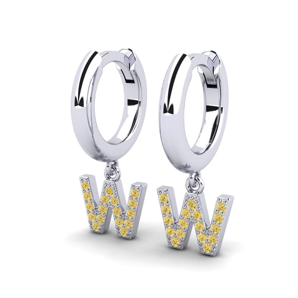Yellow Diamond Women's Earring Medraut W