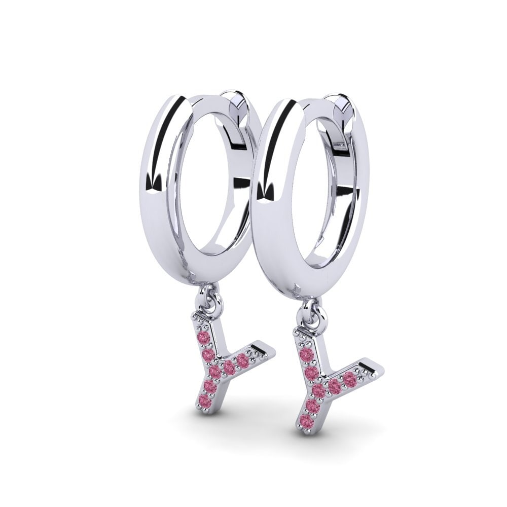 Rhodolite Garnet Women's Earring Medraut Y
