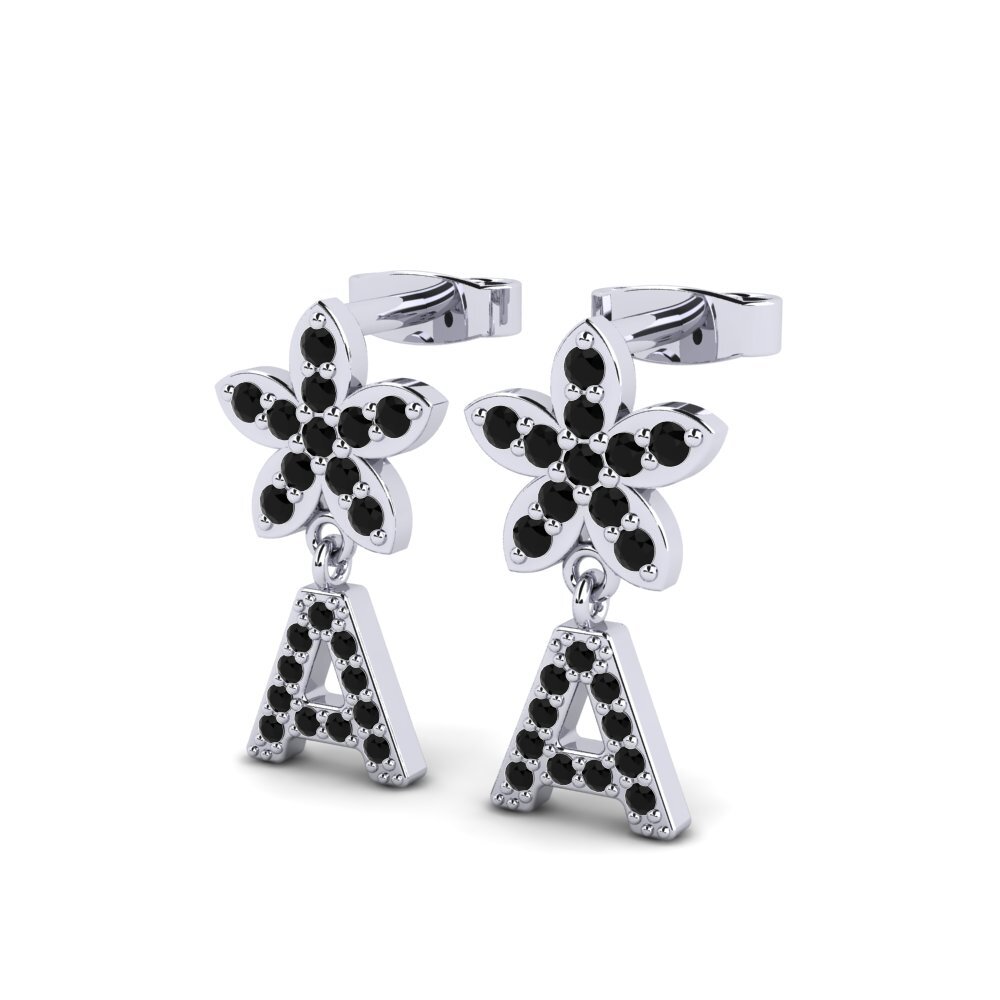Black Sapphire Women's Earring Miori A