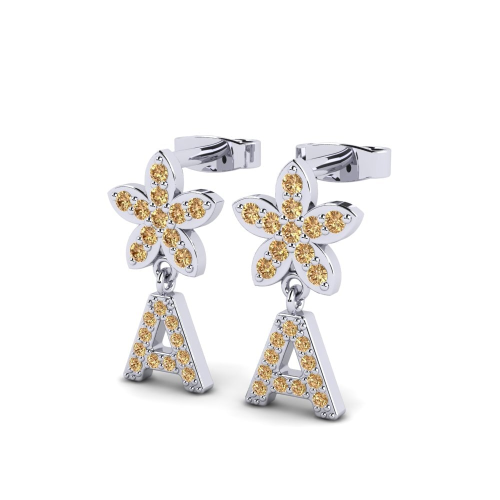Brown Diamond Women's Earring Miori A