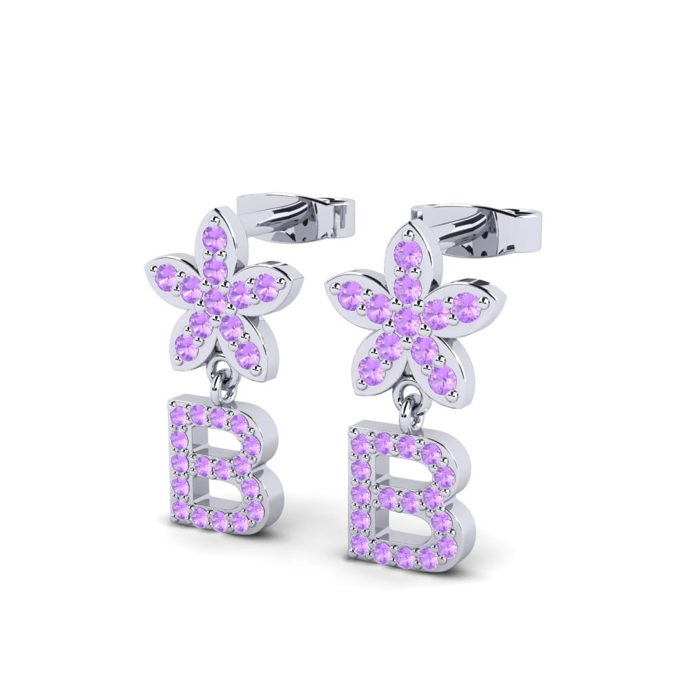Amethyst Women's Earring Miori B