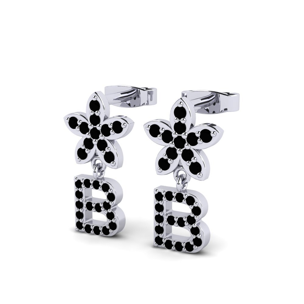 Black Sapphire Women's Earring Miori B
