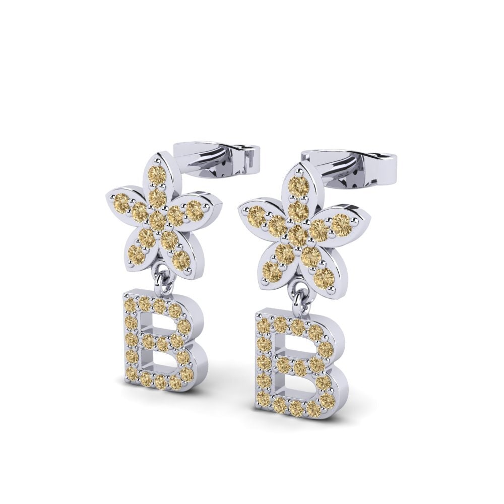 Brown Diamond Women's Earring Miori B
