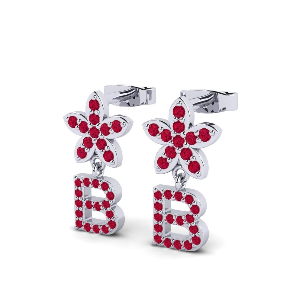 Ruby Women's Earring Miori B