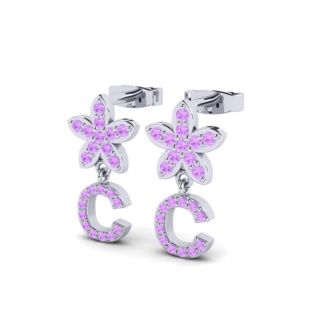 Amethyst Women's Earring Miori C