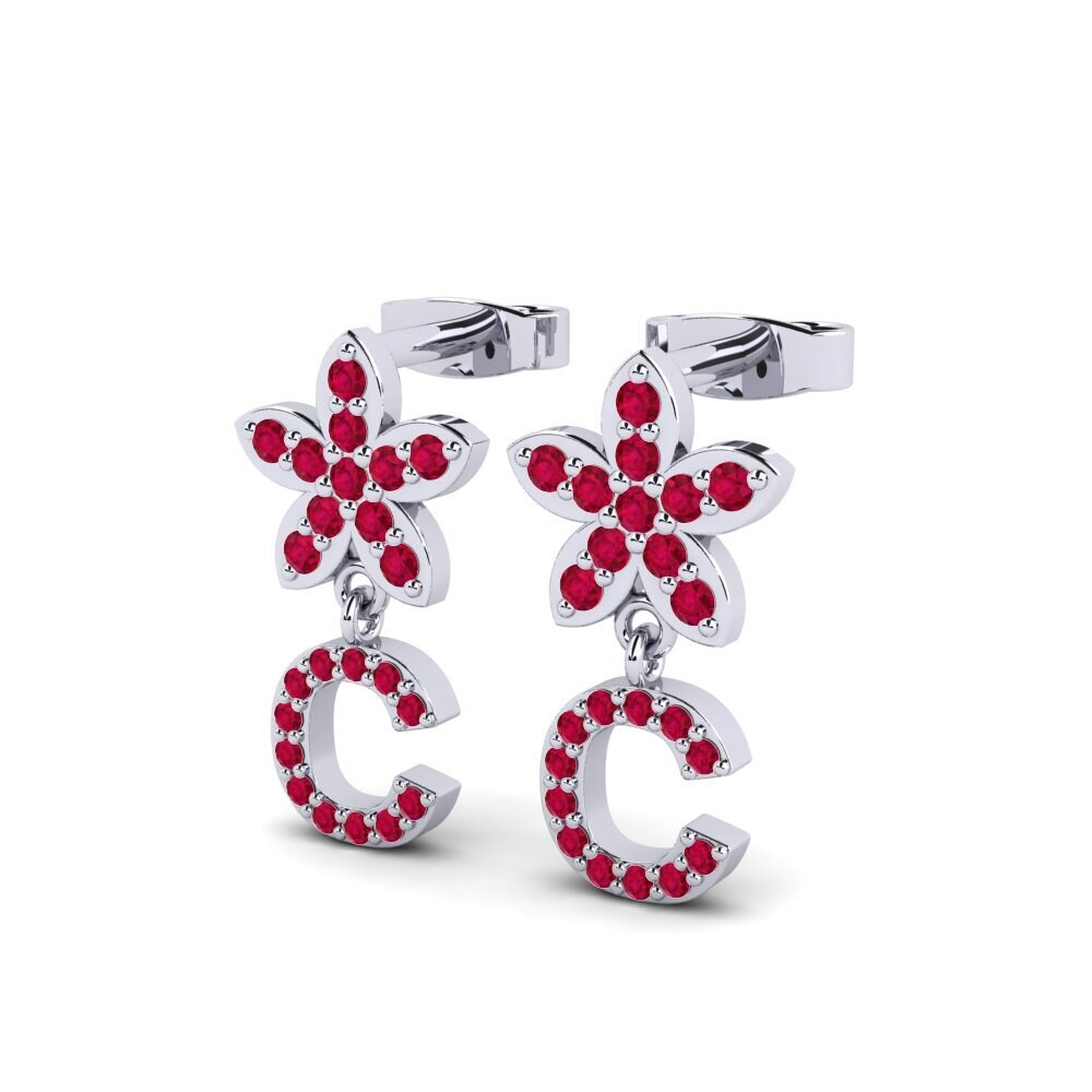 Ruby Women's Earring Miori C
