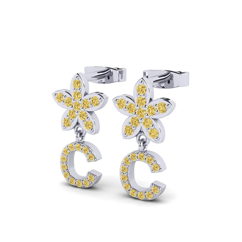 Yellow Diamond Women's Earring Miori C