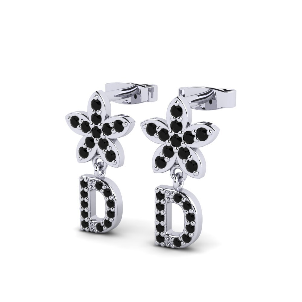 Black Sapphire Women's Earring Miori D