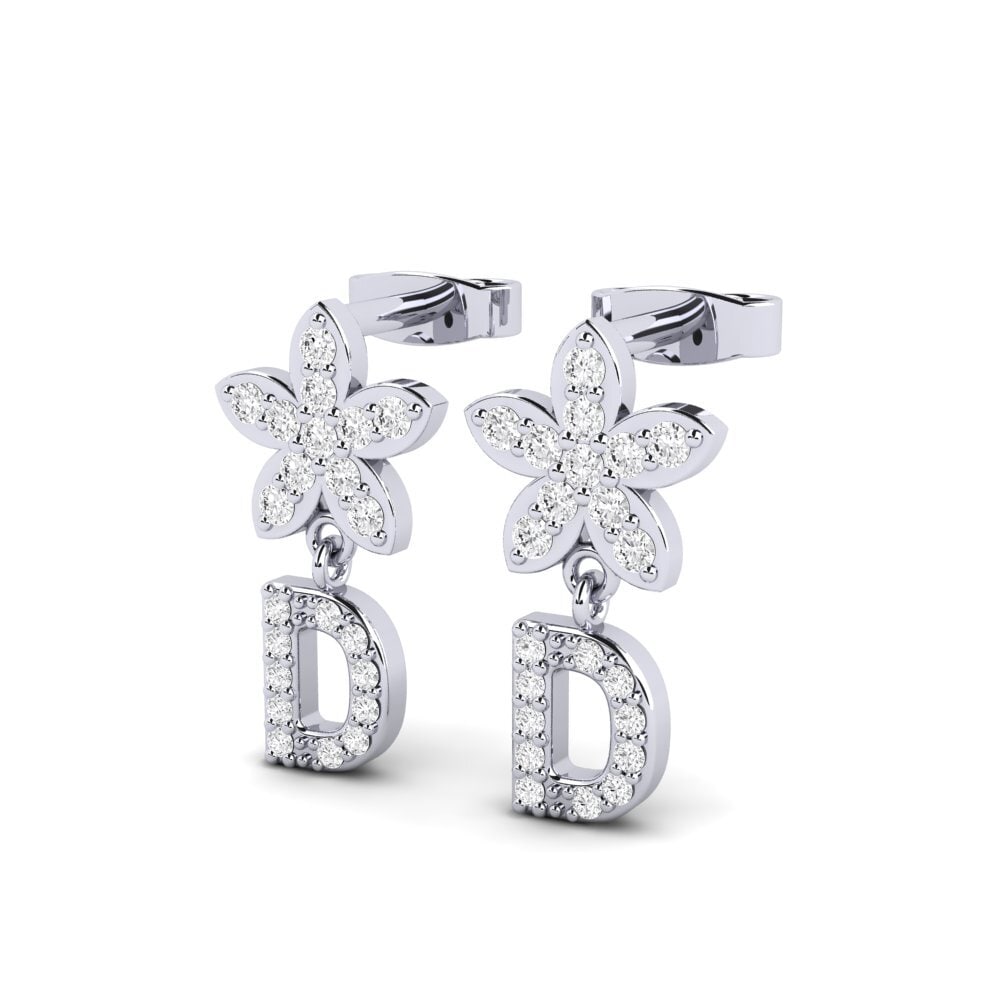 White sapphire Women's Earring Miori D