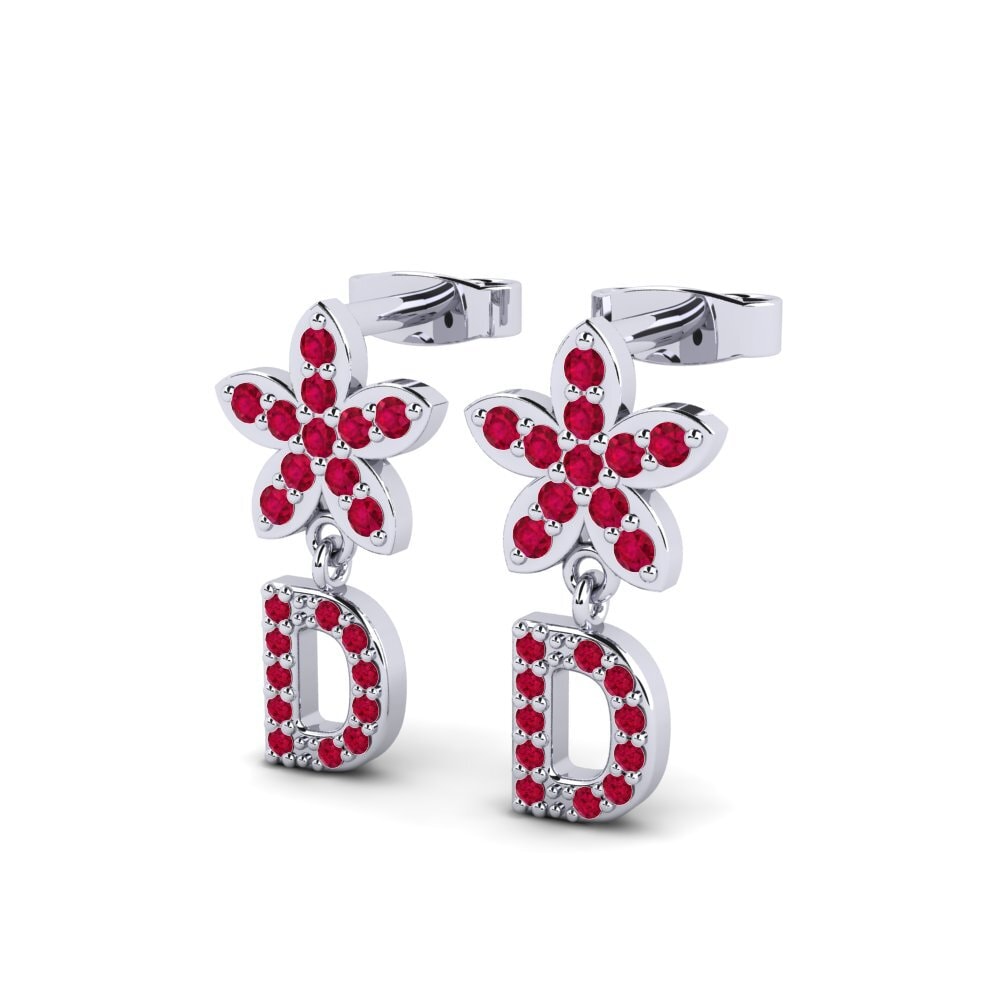 Ruby Women's Earring Miori D