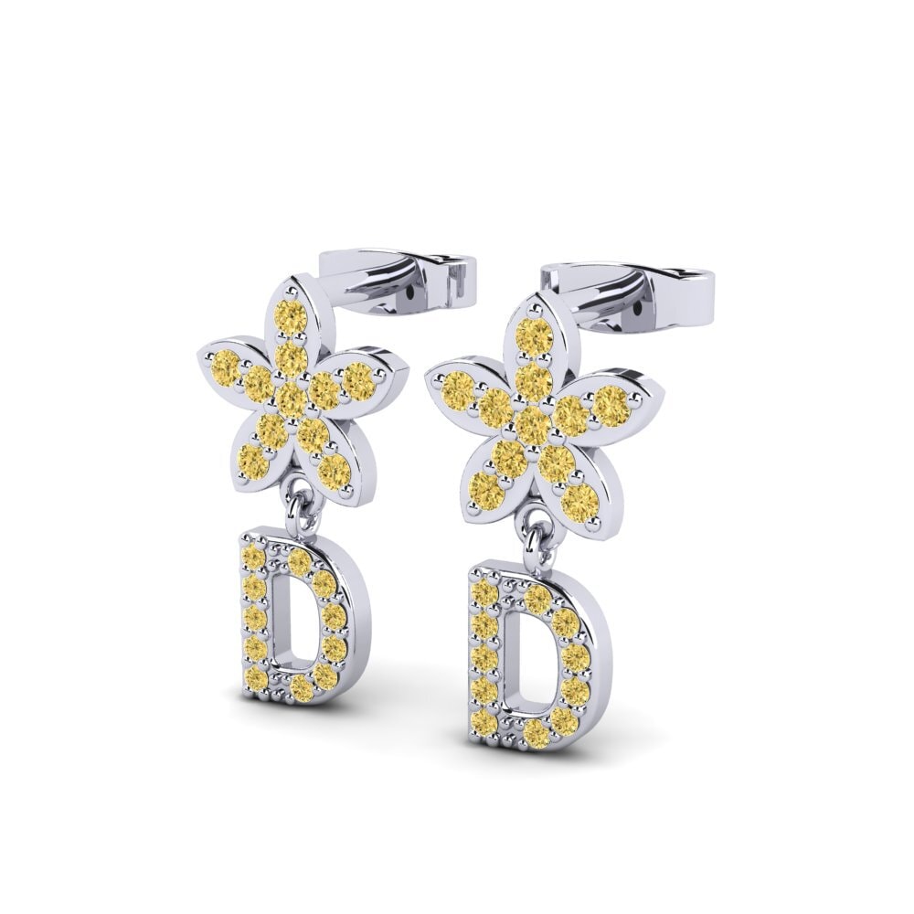Yellow Diamond Women's Earring Miori D