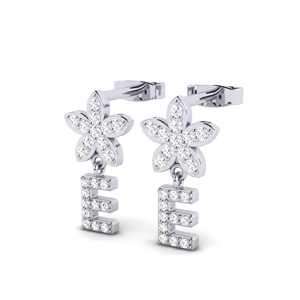 White sapphire Women's Earring Miori E