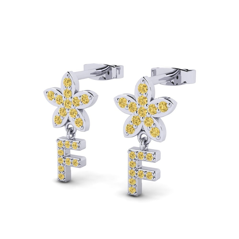 Yellow Diamond Women's Earring Miori F