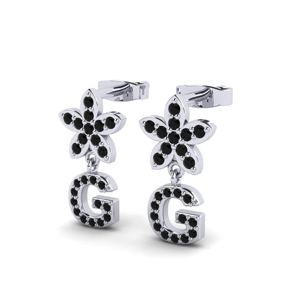 Black Sapphire Women's Earring Miori G