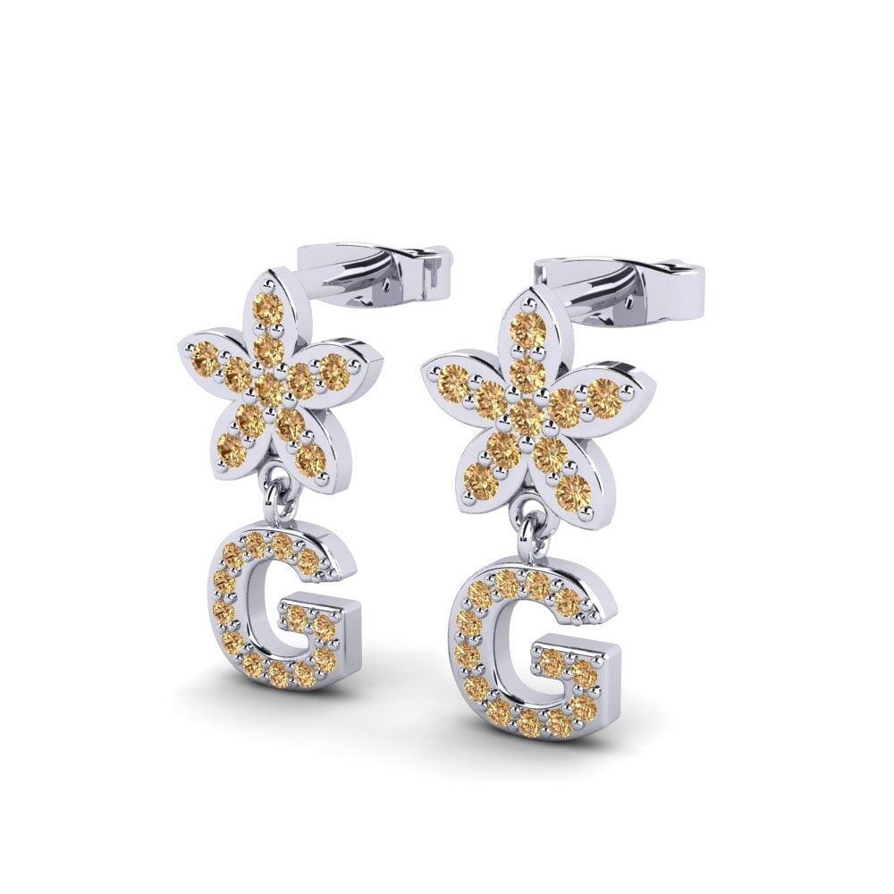 Brown Diamond Women's Earring Miori G