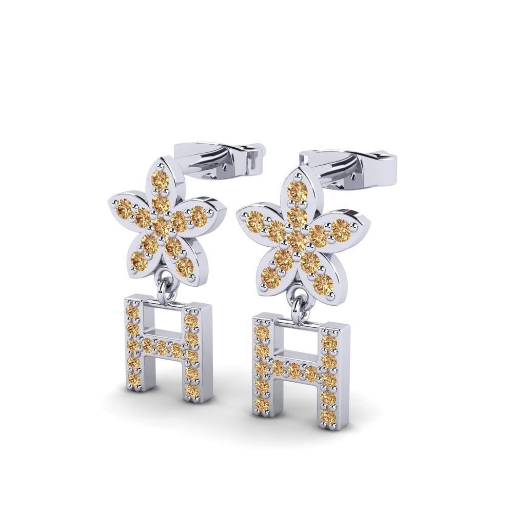 Brown Diamond Women's Earring Miori H