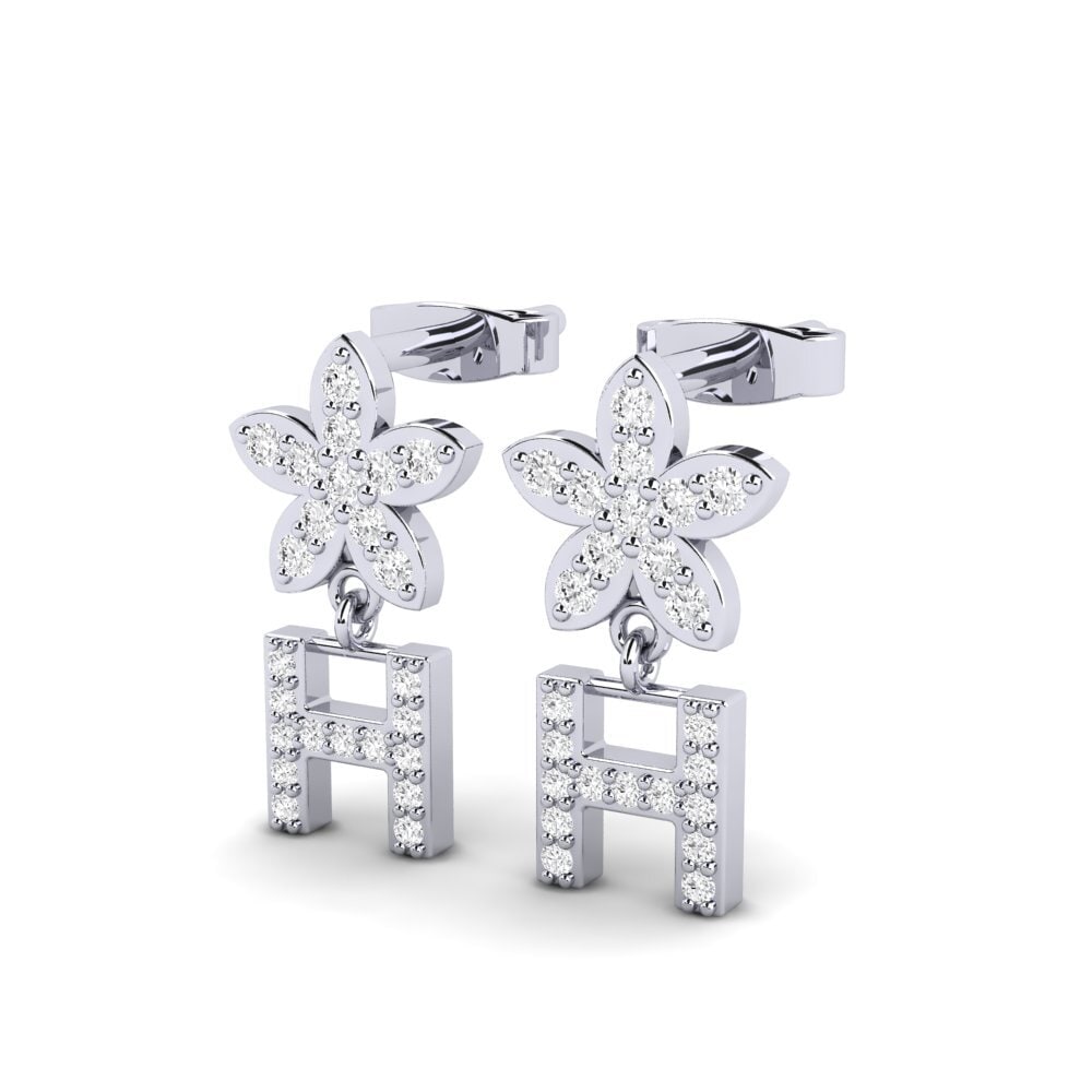 White sapphire Women's Earring Miori H