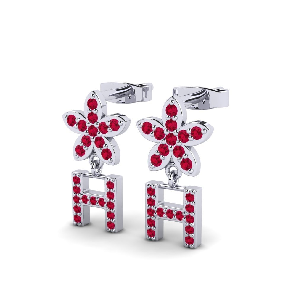 Ruby Women's Earring Miori H