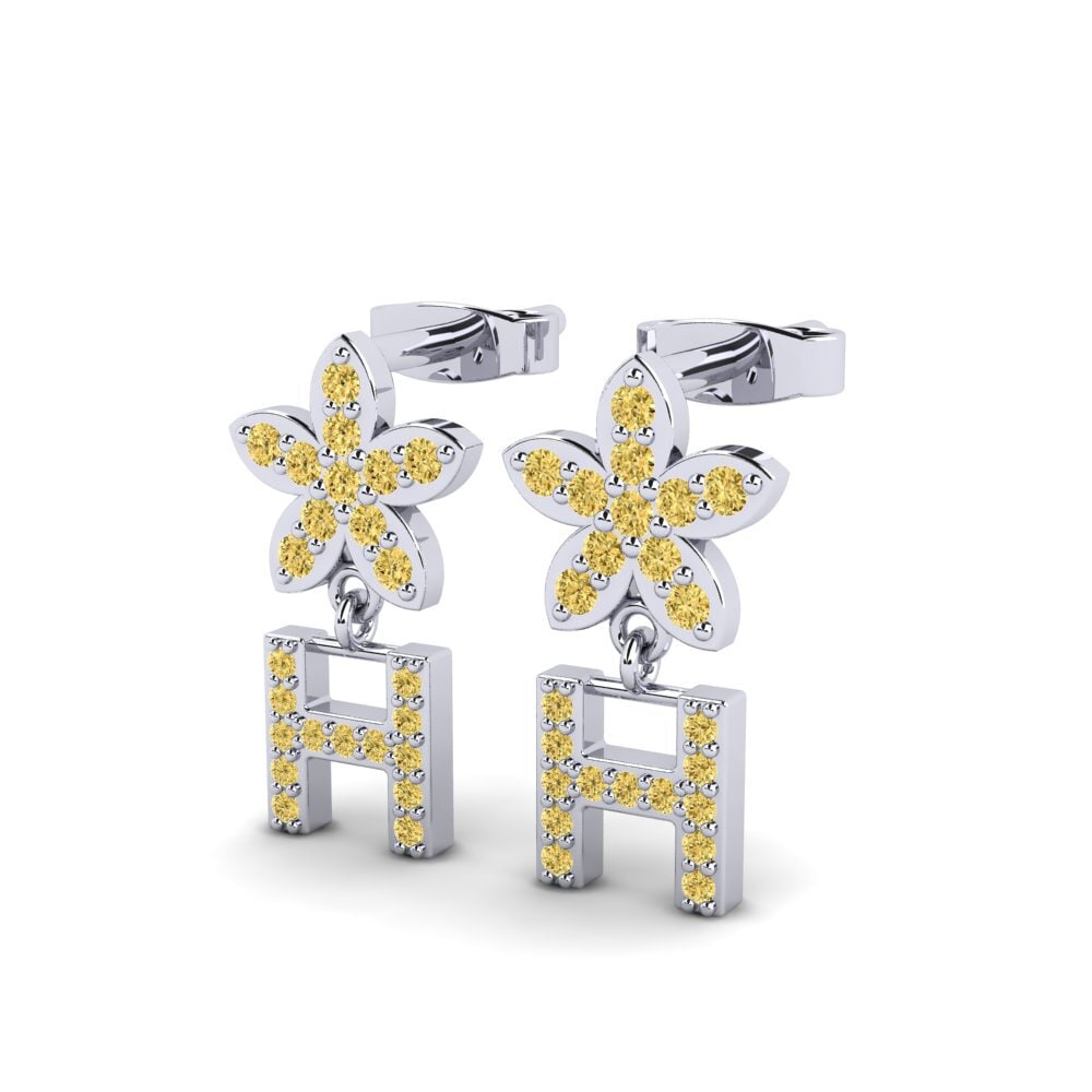 Yellow Diamond Women's Earring Miori H
