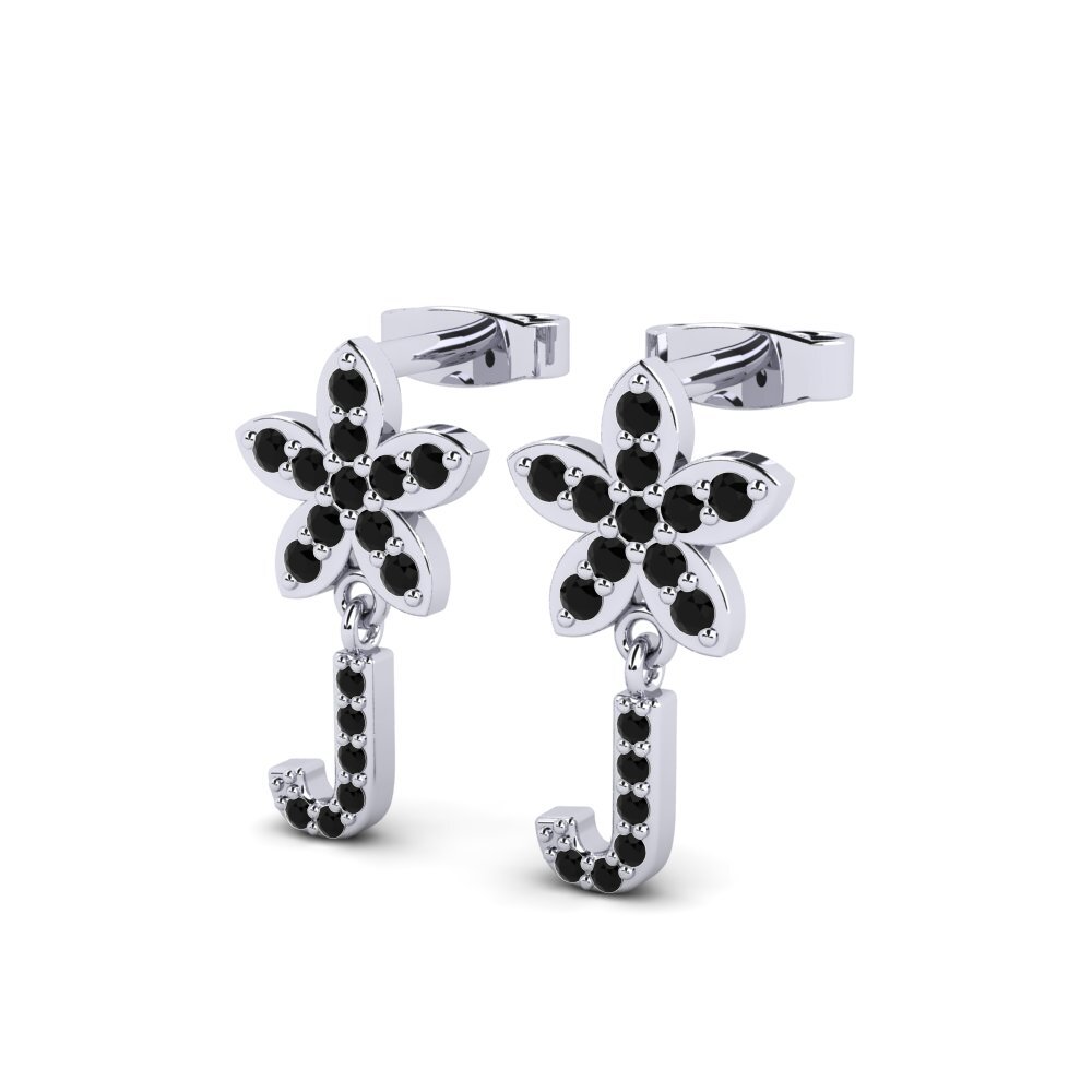 Black Sapphire Women's Earring Miori J