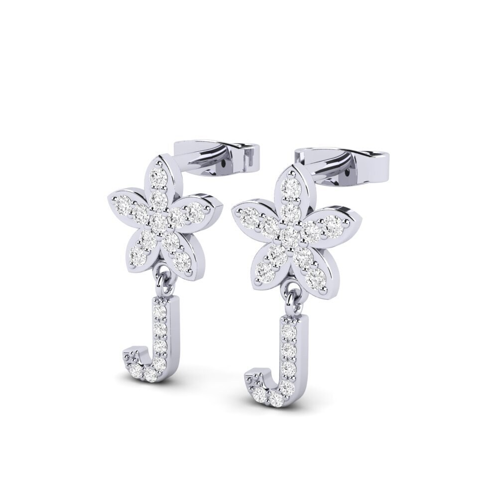 White sapphire Women's Earring Miori J