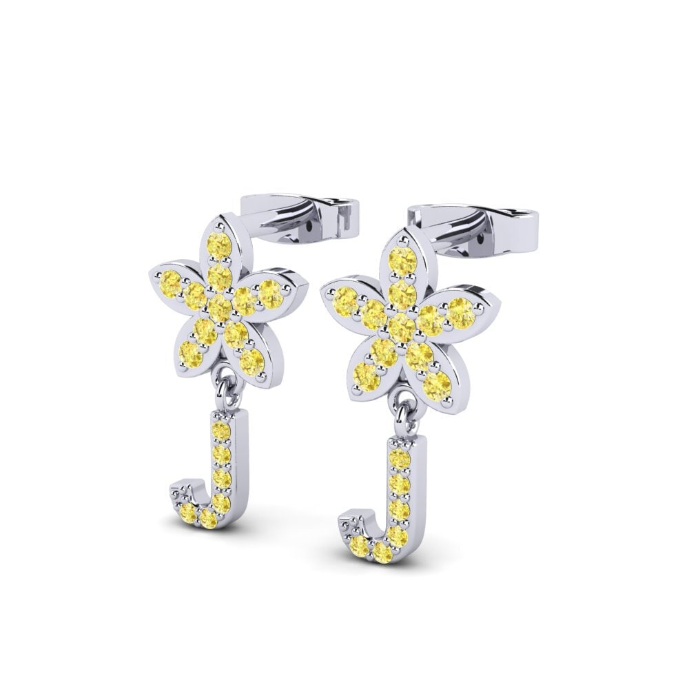 Yellow Sapphire Women's Earring Miori J