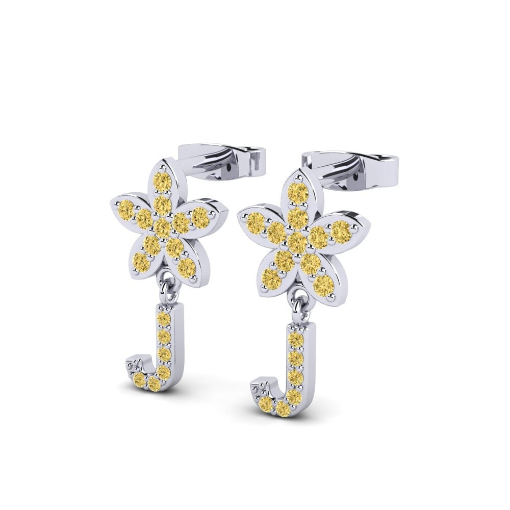 Yellow Diamond Women's Earring Miori J