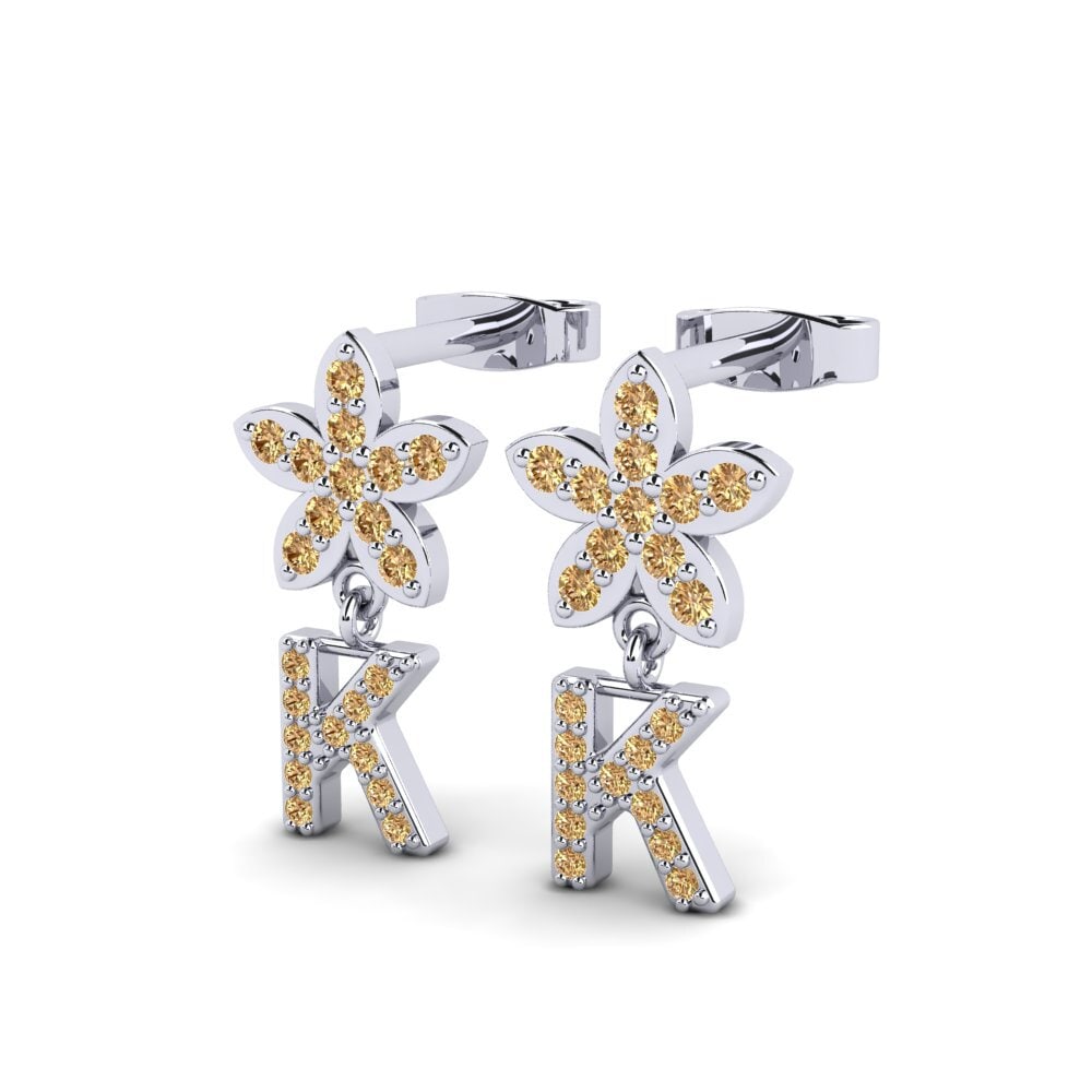 Brown Diamond Women's Earring Miori K
