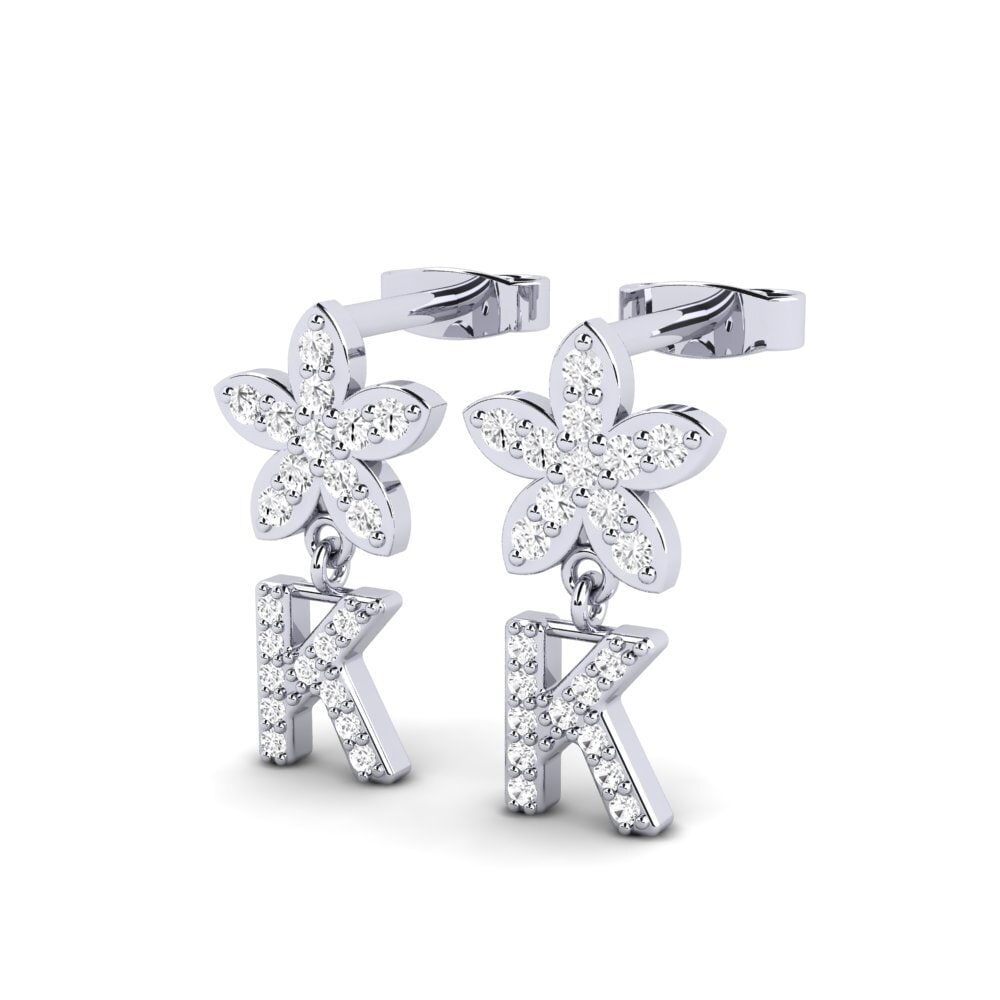 White sapphire Women's Earring Miori K